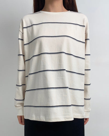 Oversized striped T